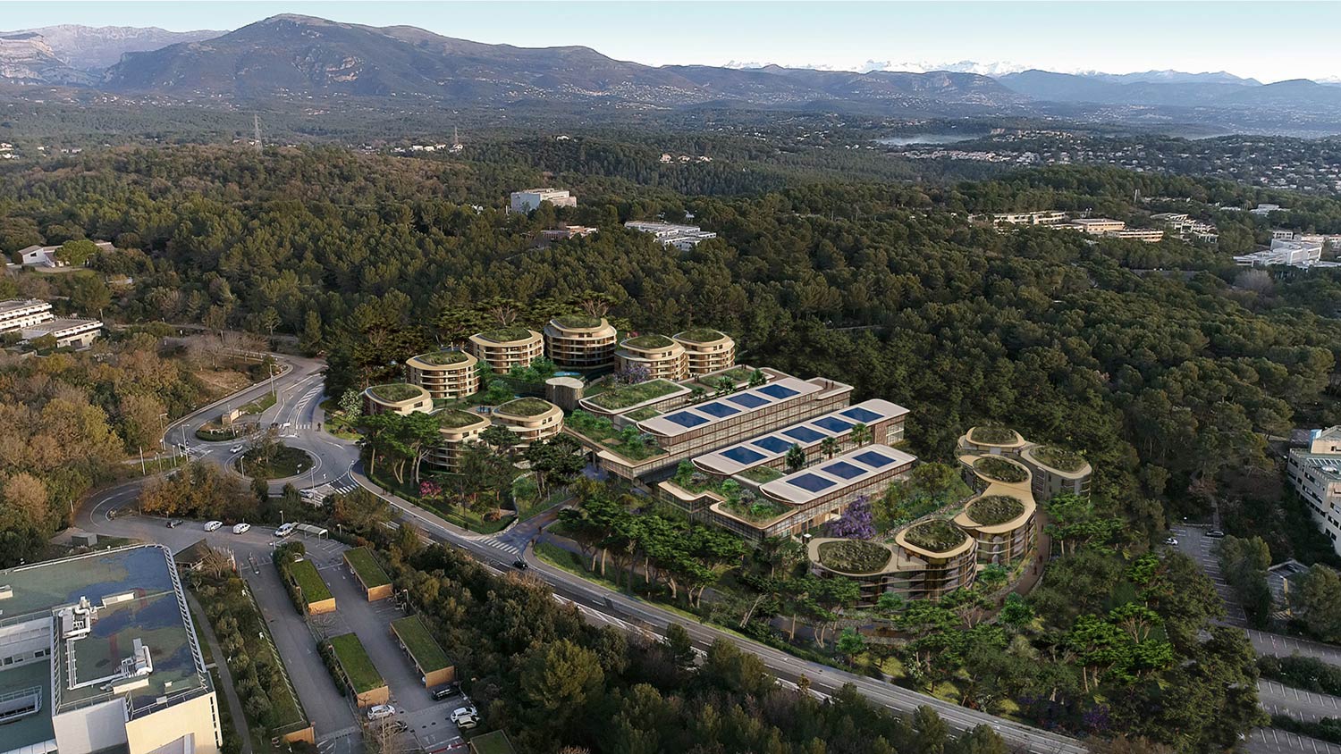 Equilis La Valbonne - Sophia Antipolis - Vue quartier